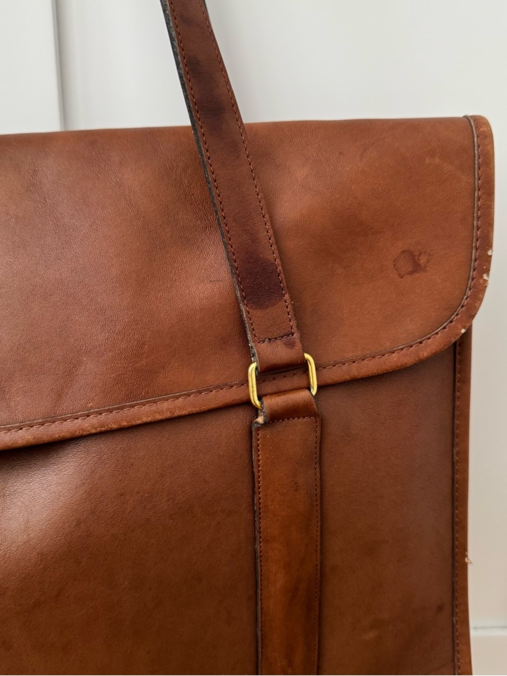 Vintage Coach Envelope Portfolio 5190 NYC Leather Shoulder Bag, Tote or Laptop - Picture 3 of 14
